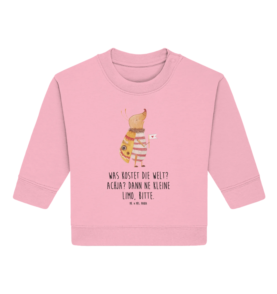 Organiczny sweter dla niemowląt ćma mała flaga Baby Sweatshirt, Baby Bullover, Gute Laune, Tiermotive, Tiere, Lustige Sprüche, Spruch Witzig, Süß, Käfer, Niedlich, Küche Deko, Spruch Lustig, Nachtfalter, Was Kostet Die Welt