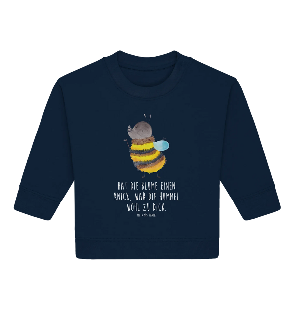 Organiczny sweter dla niemowląt trzmiel puszysty Baby Sweatshirt, Baby Bullover, Gute Laune, Tiermotive, Tiere, Lustige Sprüche, Natur, Blume, Biene, Flauschig, Hummel