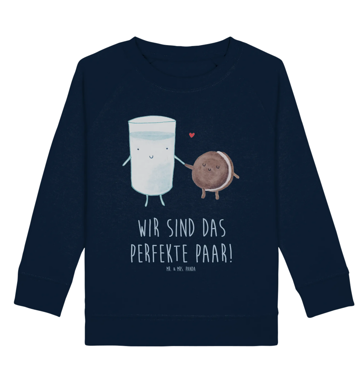 Organic Kinder Pullover Milch Keks Kinder Pullover, Kinder Sweatshirt, Gute Laune, Lustige Sprüche, Tiermotive, Tiere, Cookie, Romantisch, Milch, Motiv Süß, Milk, Perfektes Paar, Keks, Einladung Frühstück, Kaffee, Kekse