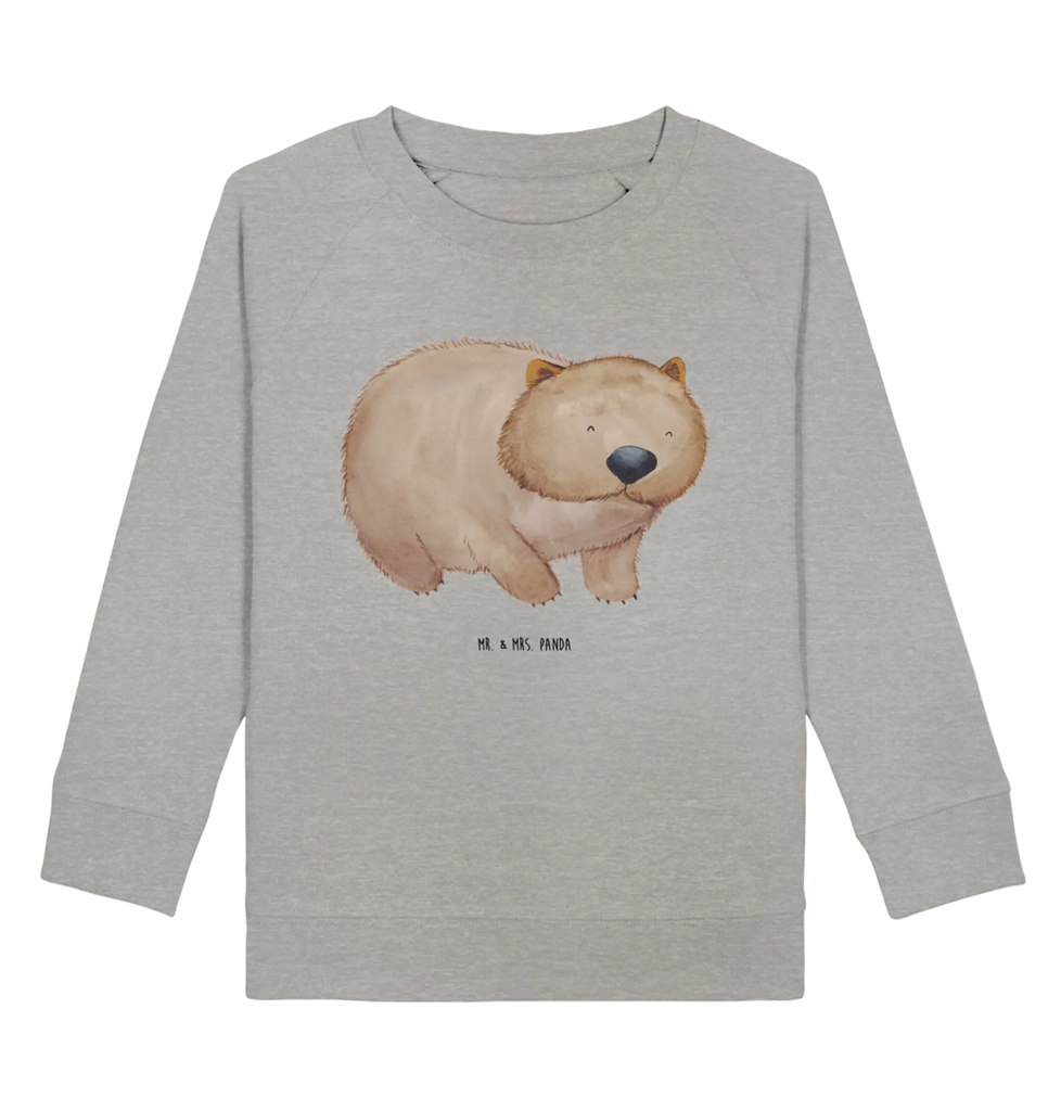 Organic Kinder Pullover Wombat Kinder Pullover, Kinder Sweatshirt, Lustige Sprüche, Tiere, Tiermotive, Gute Laune, Spruch, Australien, Wombat, Motivation, Das Leben Ist schön