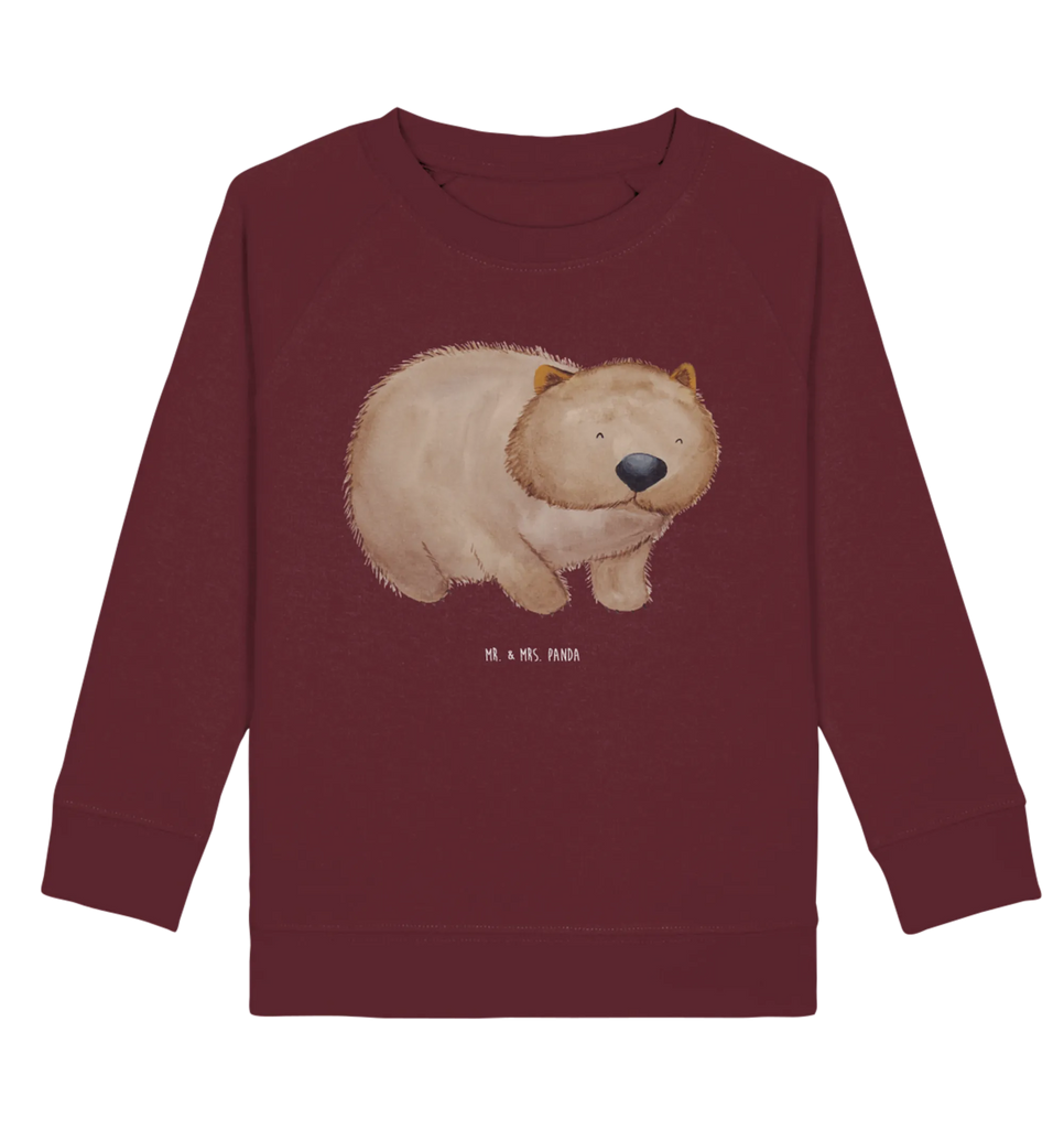 Organic Kinder Pullover Wombat Kinder Pullover, Kinder Sweatshirt, Lustige Sprüche, Tiere, Tiermotive, Gute Laune, Spruch, Australien, Wombat, Motivation, Das Leben Ist schön