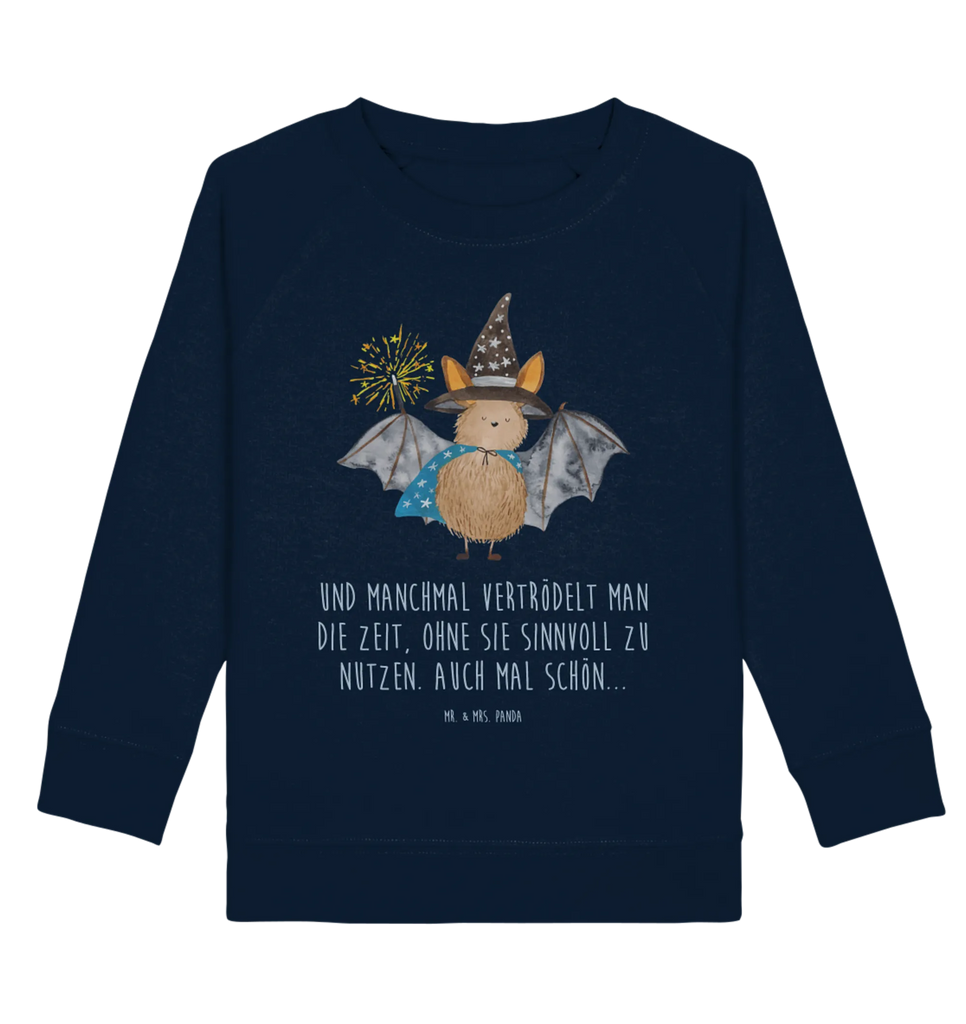 Organic Kinder Pullover Fledermaus Zauberer Kinder Pullover, Kinder Sweatshirt, Jungen, Mädchen, Tiermotive, Gute Laune, lustige Sprüche, Tiere, Frauen, Fledermaus, Magier, Fledermäuse, Zauberer, reinsteigern