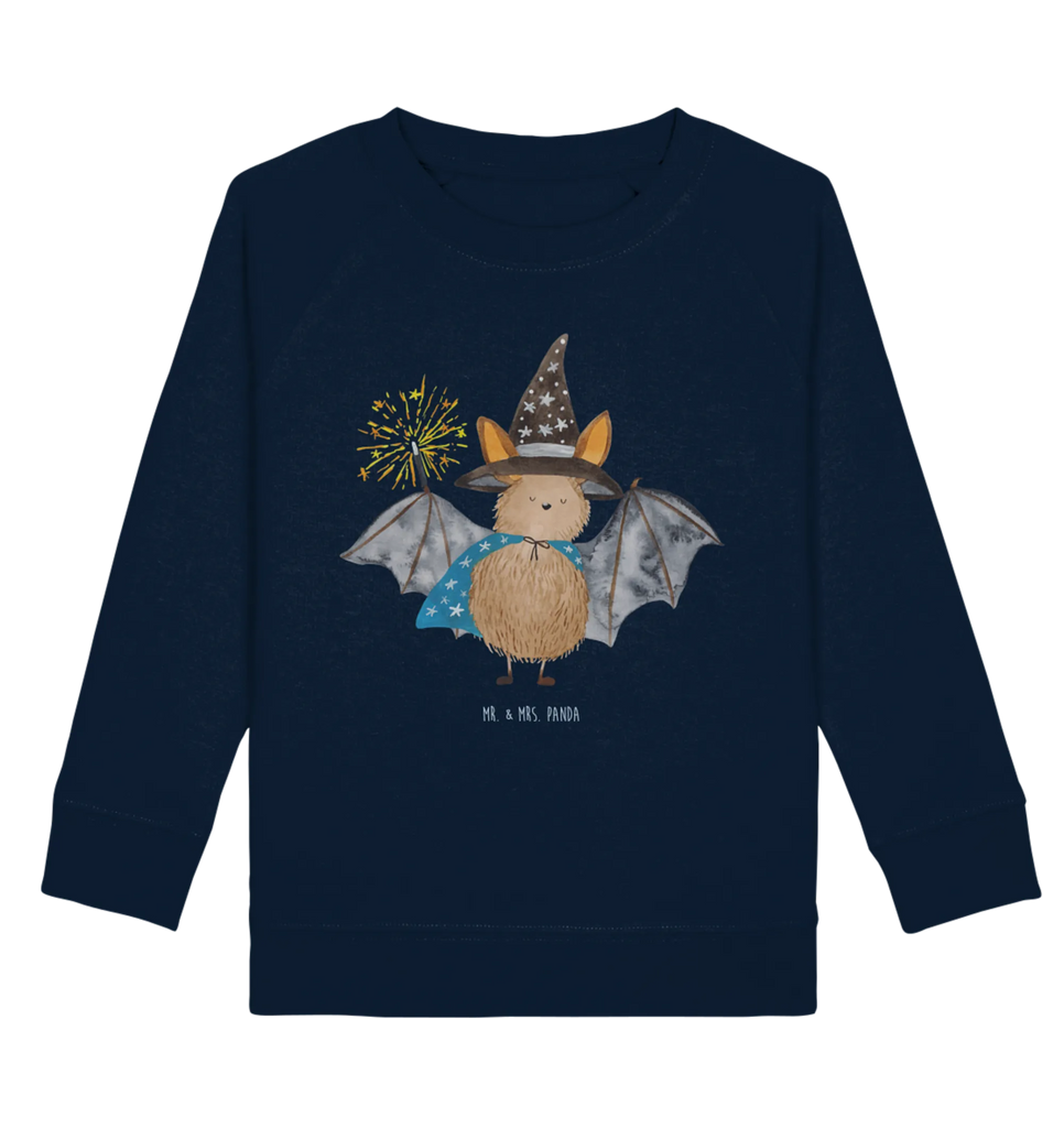 Organic Kinder Pullover Fledermaus Zauberer Kinder Pullover, Kinder Sweatshirt, Jungen, Mädchen, Tiermotive, Gute Laune, lustige Sprüche, Tiere, Frauen, Fledermaus, Magier, Fledermäuse, Zauberer, reinsteigern
