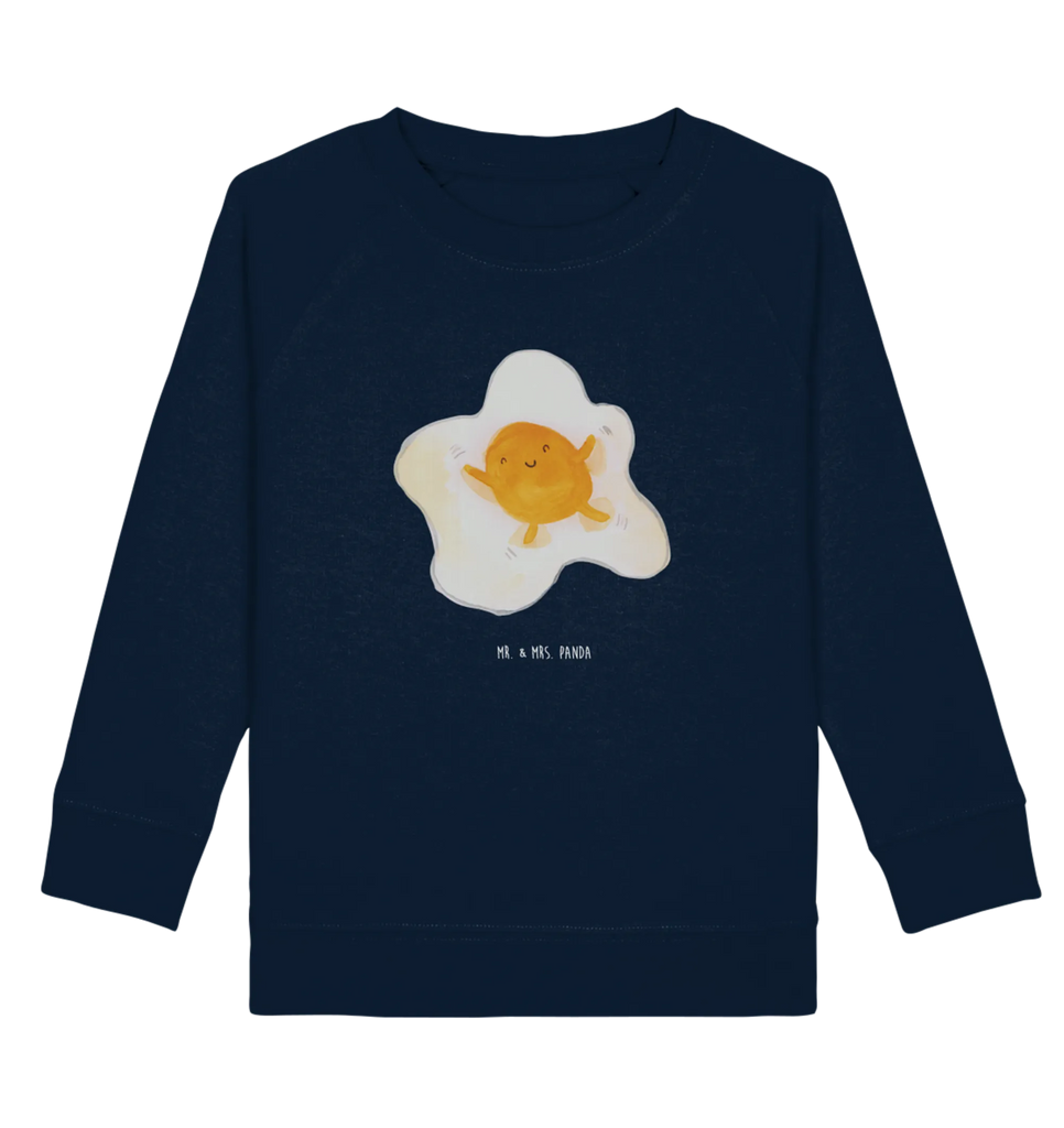 Organic Kinder Pullover Spiegelei Kinder Pullover, Jungen, Mädchen, Kinder Sweatshirt, Tiermotive, Gute Laune, lustige Sprüche, Tiere, Spiegelei, Ei, Glücklich, Tag, Liebe, Schön