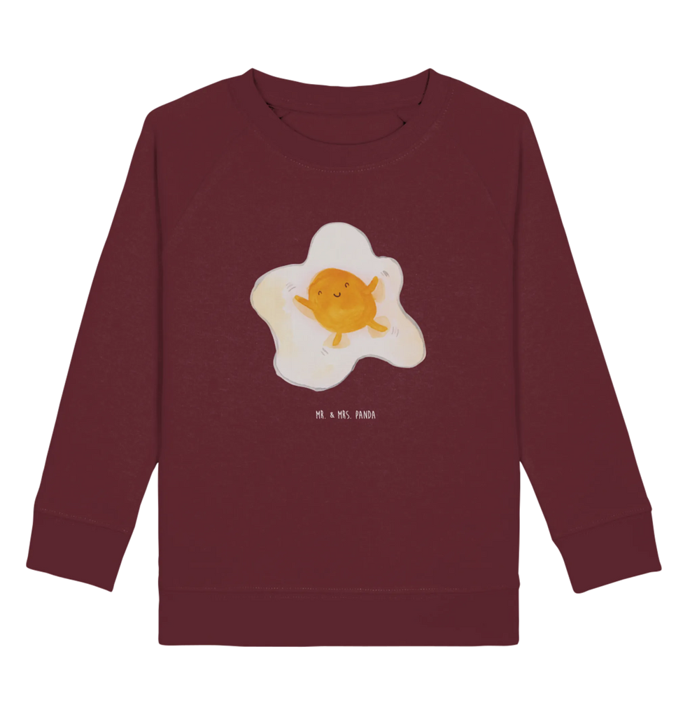 Organic Kinder Pullover Spiegelei Kinder Pullover, Jungen, Mädchen, Kinder Sweatshirt, Tiermotive, Gute Laune, lustige Sprüche, Tiere, Spiegelei, Ei, Glücklich, Tag, Liebe, Schön