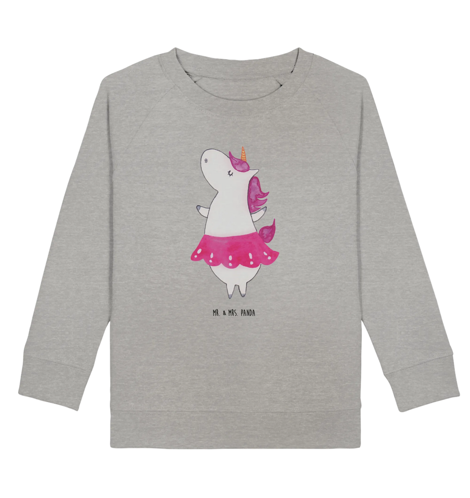 Organic Kinder Pullover Einhorn Ballerina Kinder Pullover, Kinder Sweatshirt, Einhorn Deko, Einhörner, Einhorn, Unicorn, Wohnung, Tänzerin, Ballerina, Feiern, Geburtstag, Lebenslust, Lebensfreude, Party, Spaß, Tanzen