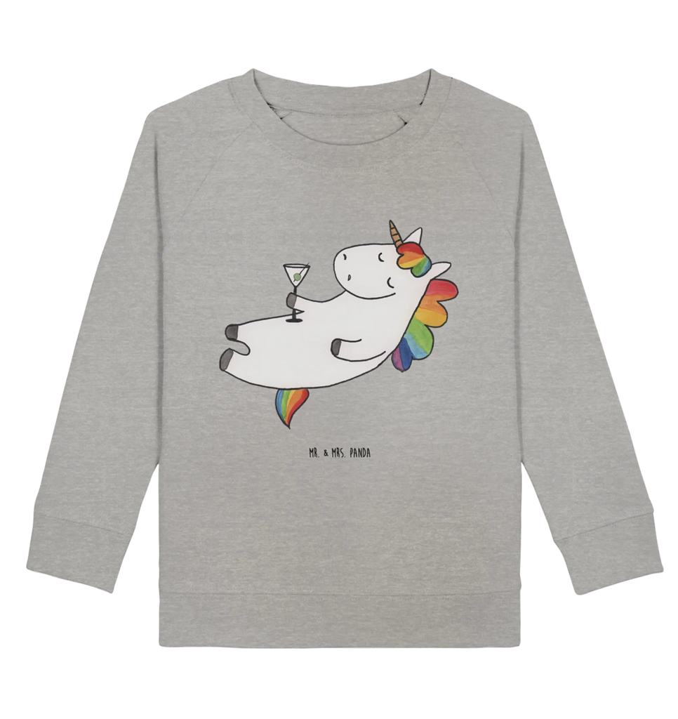 Organic Kinder Pullover Einhorn Cocktail Kinder Sweatshirt, Kinder Pullover, Einhorn Deko, Einhörner, Einhorn, Unicorn, Glitzer, Caipirinha, Geburtstag, Lustig, Witzig, Rum, Spaß, Freundin, Spruch, Cuba Libre, Feiern, Sekt, Party
