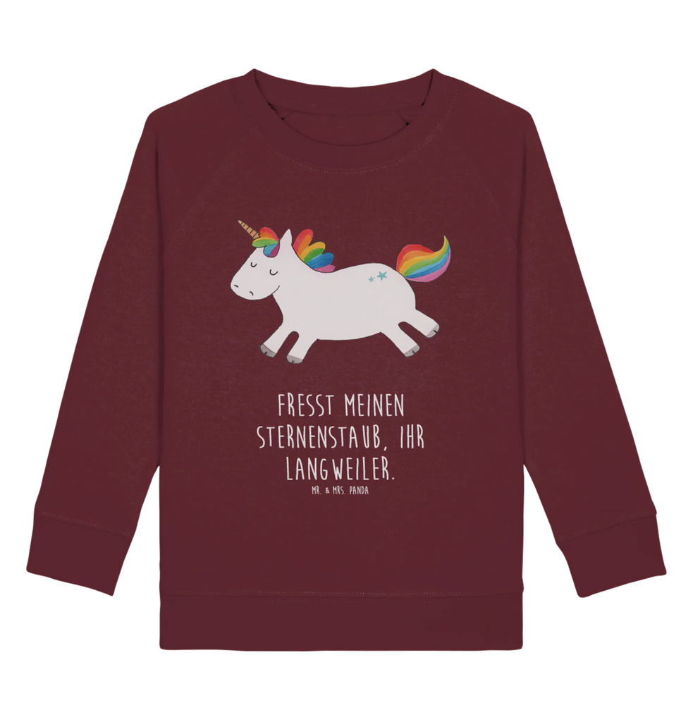 Organic Kinder Pullover Einhorn Happy Kinder Sweatshirt, Kinder Pullover, Einhorn Deko, Einhörner, Einhorn, Unicorn, Lächeln, Fröhlich, Witzig, Spaß, Freude, glücklich, Lachen, Lebensfreude, Spannend
