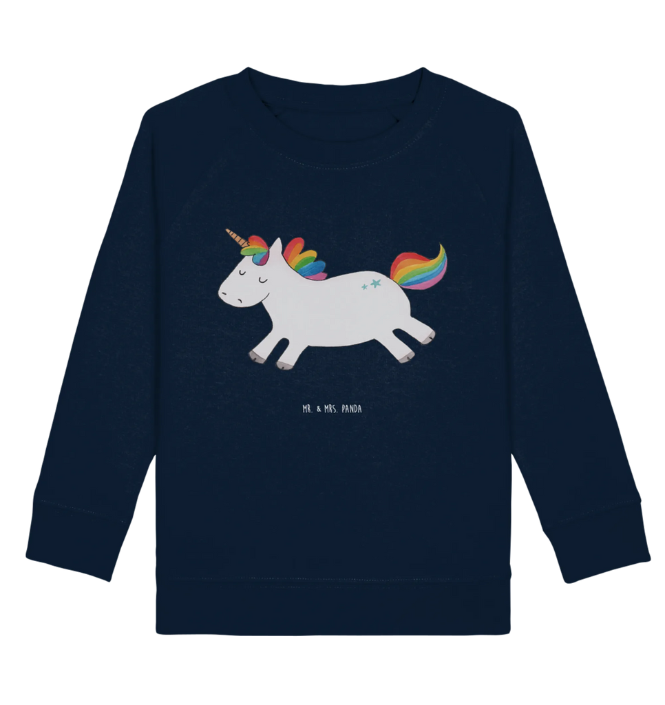 Organic Kinder Pullover Einhorn Happy Kinder Sweatshirt, Kinder Pullover, Einhorn Deko, Einhörner, Einhorn, Unicorn, Lächeln, Fröhlich, Witzig, Spaß, Freude, glücklich, Lachen, Lebensfreude, Spannend