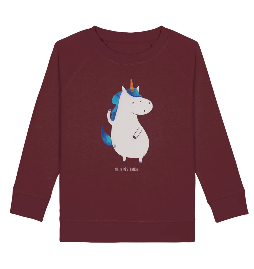 Organic Kinder Pullover Einhorn Mann Kinder Sweatshirt, Kinder Pullover, Einhorn Deko, Einhörner, Einhorn, Unicorn, Bester Freund, BFF, Familie, Mann, Party, Freundin, Hübsch, Cool, Beste