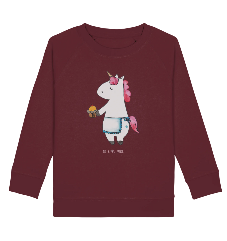 Organic Kinder Pullover Einhorn Muffin Kinder Sweatshirt, Kinder Pullover, Einhorn Deko, Einhörner, Einhorn, Unicorn, Geburtstag, Grüße, Kekse, Liebesgrüße, Geburtstagsgrüße, Glückwünsche, Muffin, Backen
