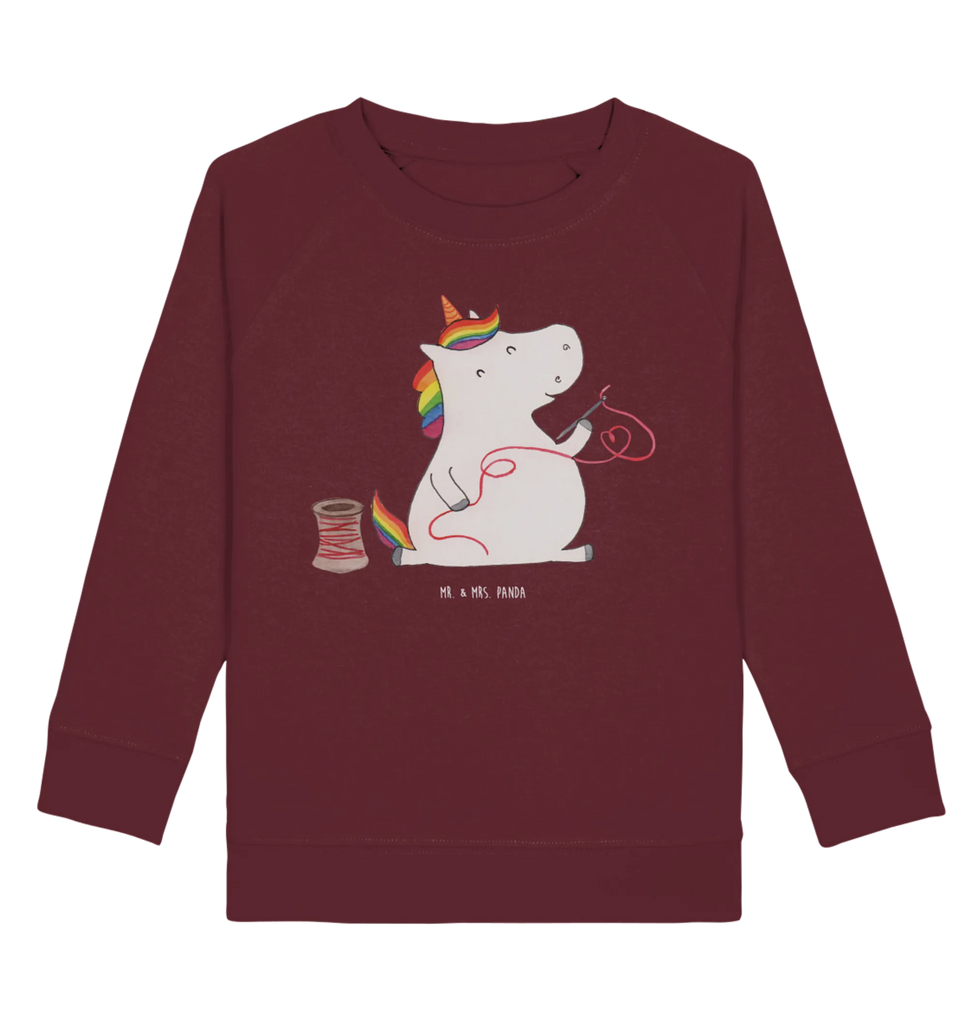 Organic Kinder Pullover Einhorn Näherin Kinder Sweatshirt, Kinder Pullover, Einhorn Deko, Einhörner, Einhorn, Unicorn, Freundin, Nähzimmer, Näherin, Nähen, Mädchen, Basteln, Häkeln, Stricken