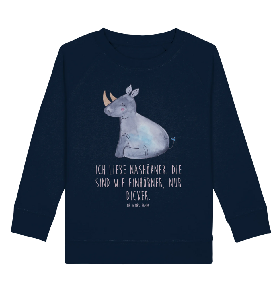 Organic Kinder Pullover Einhorn Nashorn Kinder Pullover, Kinder Sweatshirt, Einhorn Deko, Einhörner, Einhorn, Unicorn, Witzig, Erwachsenwerden, Lustig, Zoo, Nashörner, Regenbogen, Nashorn, Glitzer, Einhornpower