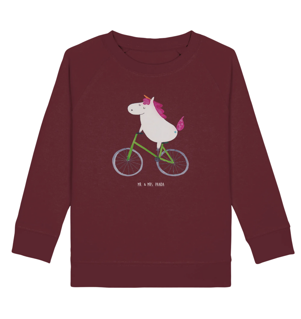 Organic Kinder Pullover Einhorn Radfahrer Mädchen, Kinder Pullover, Kinder Sweatshirt, Jungen, Einhorn Deko, Einhörner, Einhorn, Unicorn, Liebeskummer, Konfetti, Luxusproblem, Bike, Radfahren, Kummer, Feenstaub, Radfahrer, Rad
