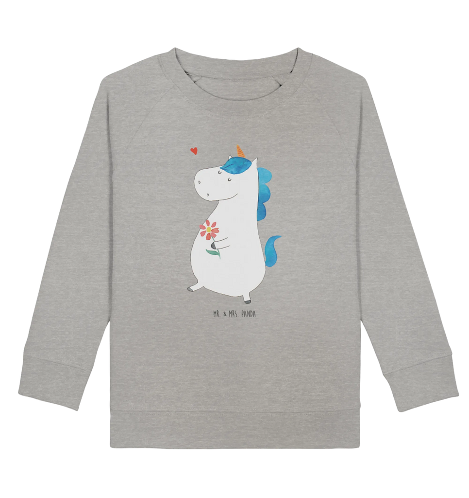 Organic Kinder Pullover Einhorn Spaziergang Kinder Pullover, Mädchen, Jungen, Kinder Sweatshirt, Einhorn, Einhörner, Einhorn Deko, Unicorn, Blumen, Gute Laune, Freundin, Schwester, Motivation, Glitzer, Mutter, Freude, Spaziergang