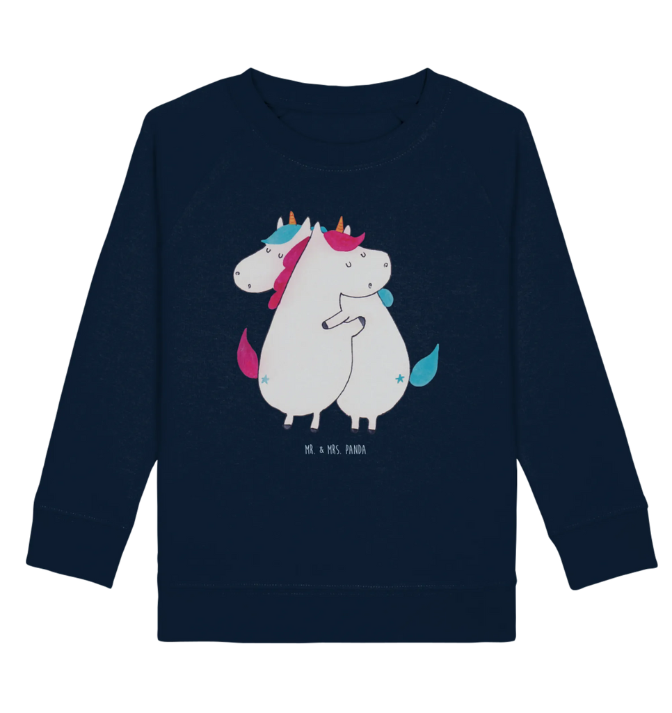 Organic Kinder Pullover Einhörner Umarmen Kinder Pullover, Kinder Sweatshirt, Einhorn Deko, Einhörner, Einhorn, Unicorn, Freundinnen, Sister, Liebe, Geschwister, Familie, Schwestern, Schwester, BFF, Freundin