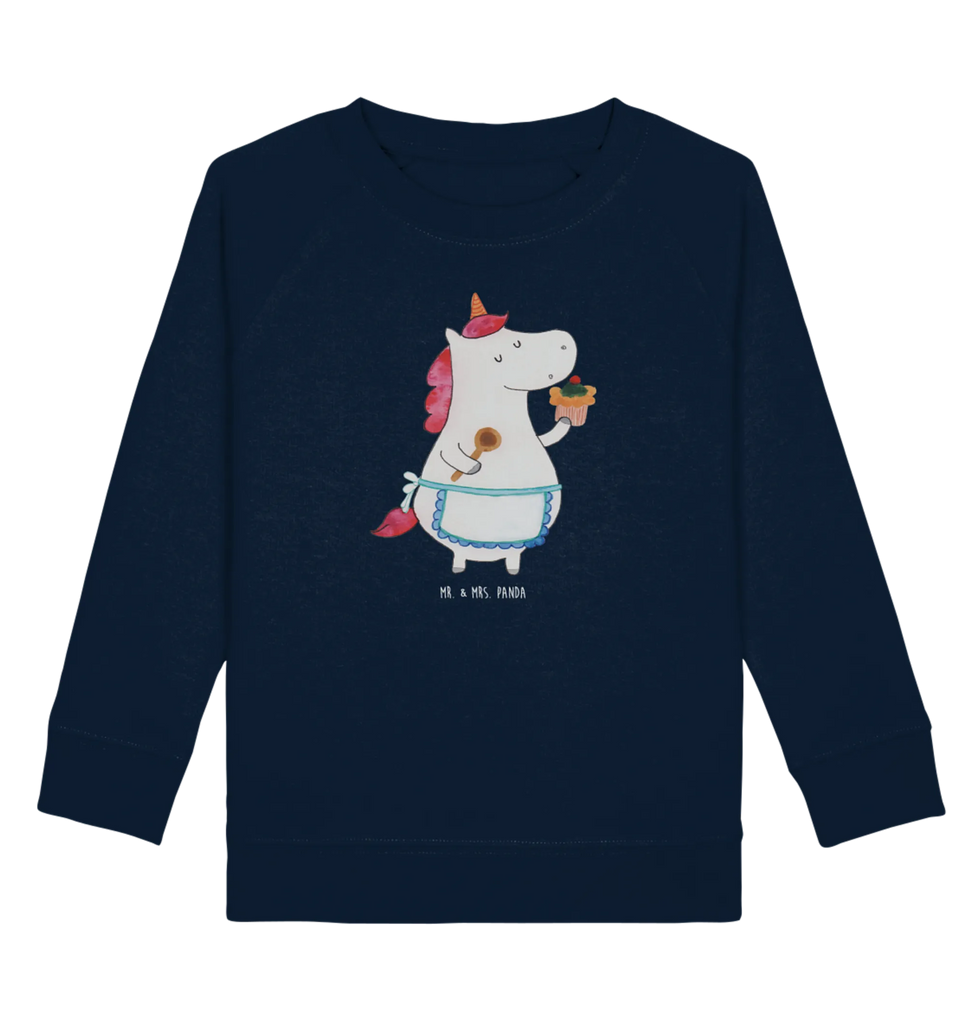 Organic Kinder Pullover Einhorn Küchenfee Kinder Pullover, Kinder Sweatshirt, Einhorn Deko, Einhörner, Einhorn, Unicorn, Träumer, Motivation, Kuchen, Bäckerin, Torte, Träumen, Muffin, Backen, Koch, Hobbykoch