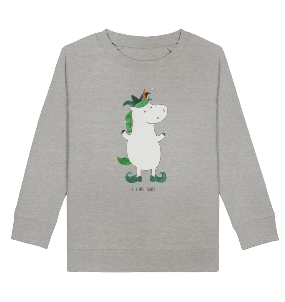 Organic Kinder Pullover Einhorn Joker Kinder Pullover, Kinder Sweatshirt, Einhorn Deko, Einhörner, Einhorn, Unicorn, Mittelalter, Gaukler, Kasper, Hofnarr