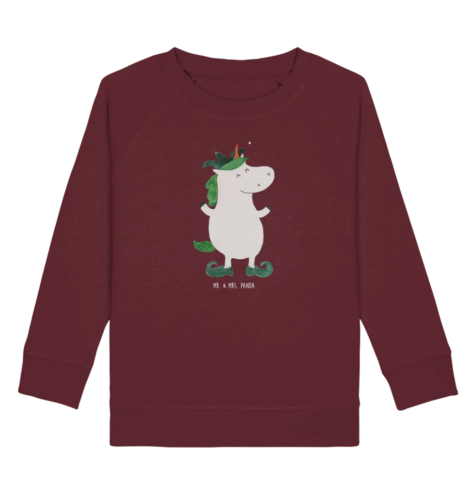 Organic Kinder Pullover Einhorn Joker Kinder Pullover, Kinder Sweatshirt, Einhorn Deko, Einhörner, Einhorn, Unicorn, Mittelalter, Gaukler, Kasper, Hofnarr