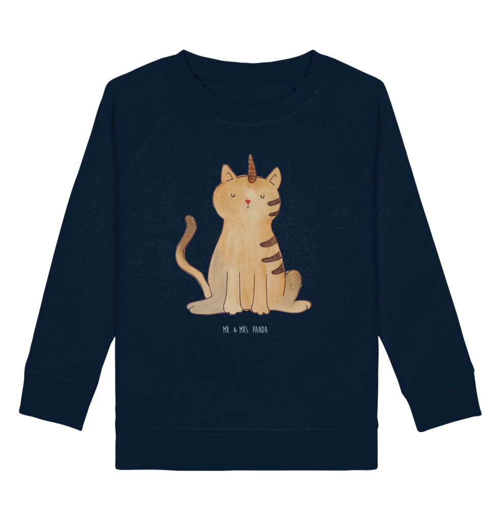 Organic Kinder Pullover Einhorn Katze Kinder Pullover, Kinder Sweatshirt, Einhorn Deko, Einhörner, Einhorn, Unicorn, Einhornpower, Erwachsenwerden, Glitzer, Katzenhorn, Katze, Regenbogen, Katzer, Kittyhorn, Mieze, Einhornkatze