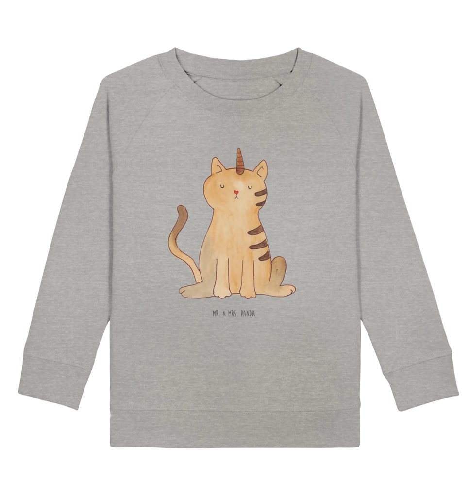 Organic Kinder Pullover Einhorn Katze Kinder Pullover, Kinder Sweatshirt, Einhorn Deko, Einhörner, Einhorn, Unicorn, Einhornpower, Erwachsenwerden, Glitzer, Katzenhorn, Katze, Regenbogen, Katzer, Kittyhorn, Mieze, Einhornkatze