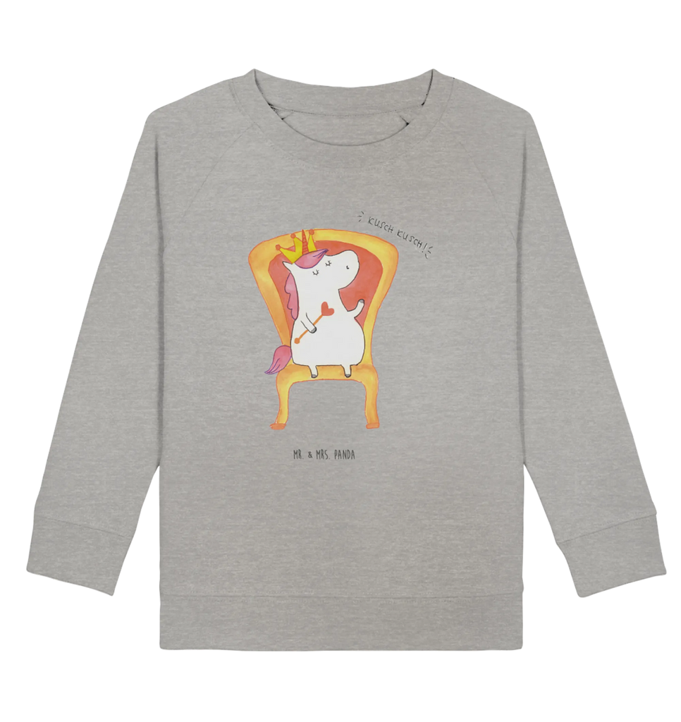 Organic Kinder Pullover Einhorn König Jungen, Mädchen, Kinder Sweatshirt, Kinder Pullover, Einhorn, Einhörner, Einhorn Deko, Unicorn, Bundeskanzler, Präsident, Kaiser, Prinzessin, Krone, Herrscher, König