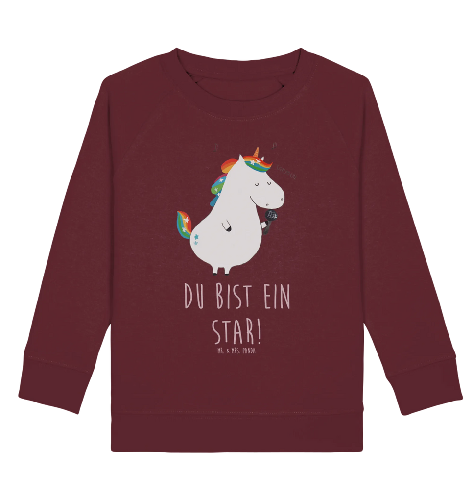 Organic Kinder Pullover Einhorn Sänger Mädchen, Kinder Pullover, Kinder Sweatshirt, Jungen, Einhorn, Einhörner, Einhorn Deko, Unicorn, Sänger, Feier, Sängerin, Geburtstag, Konfetti, Party, Freundin, Disco, Glitzer, Fest