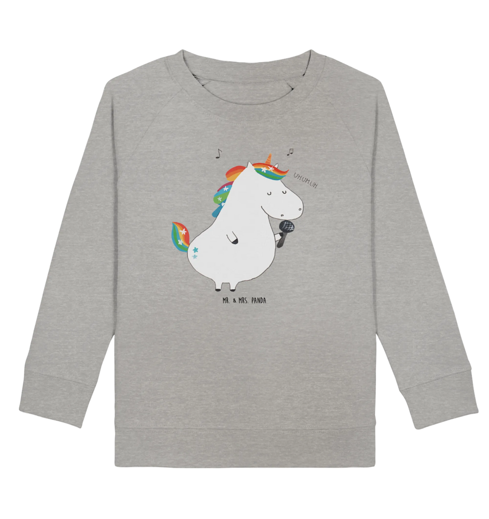 Organic Kinder Pullover Einhorn Sänger Mädchen, Kinder Pullover, Kinder Sweatshirt, Jungen, Einhorn, Einhörner, Einhorn Deko, Unicorn, Sänger, Feier, Sängerin, Geburtstag, Konfetti, Party, Freundin, Disco, Glitzer, Fest