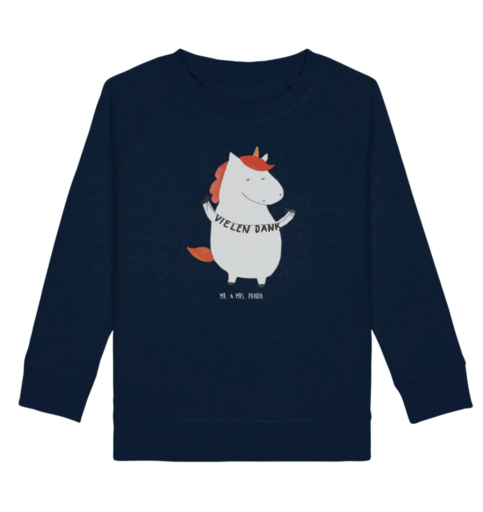 Organic Kinder Pullover Einhorn Vielen Dank Kinder Pullover, Kinder Sweatshirt, Einhorn Deko, Einhörner, Einhorn, Unicorn, Danksagung, Dankeschön, Vielen Dank, Danke