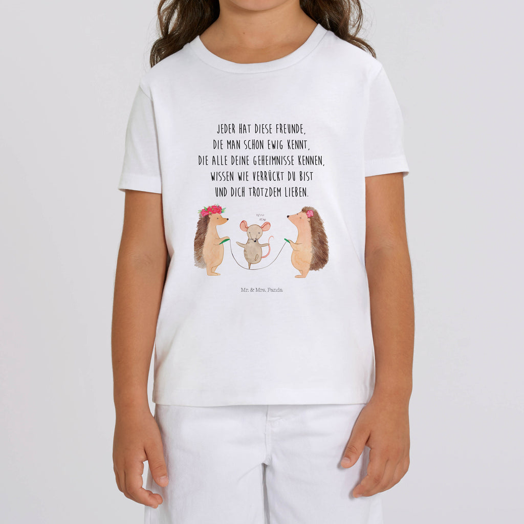 Organic Kinder T-Shirt Igel Seilhüpfen Kinder T-Shirt, Kinder T-Shirt Mädchen, Kinder T-Shirt Jungen, Tiermotive, Gute Laune, lustige Sprüche, Tiere, Igel, Maus, Seilspringen, Seilhüpfen, Kinder, Kindergarten