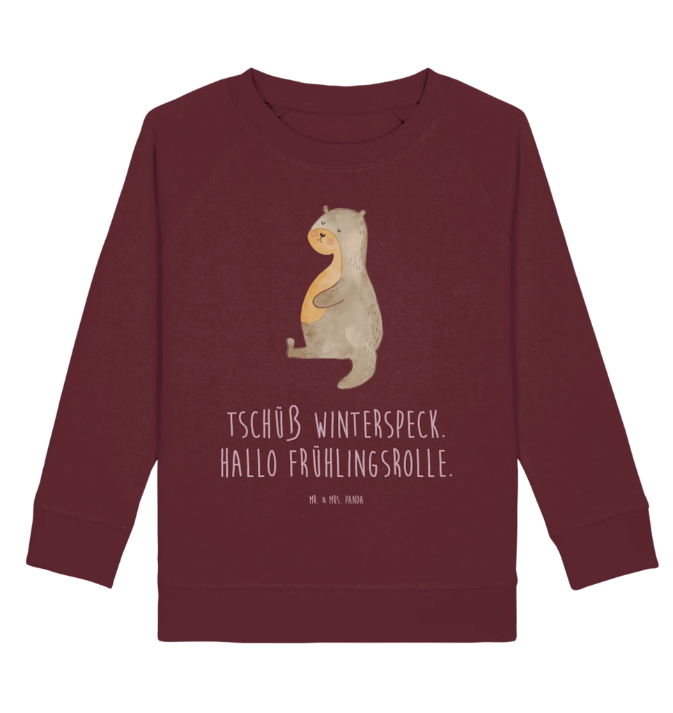 Organic Kinder Pullover Otter Bauch Kinder Pullover, Jungen, Kinder Sweatshirt, Mädchen, Seeotter, Fischotter, Otter, Otter Seeotter See Otter