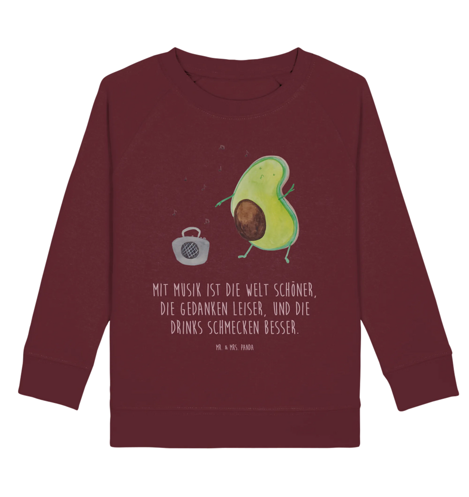 Organic Kinder Pullover Avocado tanzt Kinder Sweatshirt, Kinder Pullover, Gesund, Vegan, Veggie, Avocado
