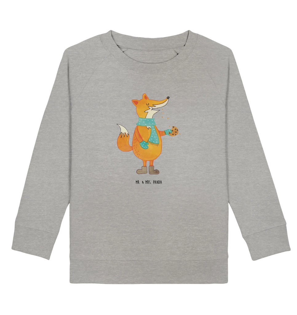 Organic Kinder Pullover Fuchs Keks Kinder Pullover, Kinder Sweatshirt, Fuchs, Backen Spruch, Kekse, Plätzchen, Weihnachtszeit, Winter, Füchse, Küche Deko, Liebe