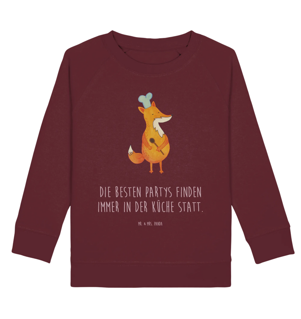 Organic Kinder Pullover Fuchs Koch Mädchen, Kinder Pullover, Kinder Sweatshirt, Jungen, Fuchs, Küche Deko, Köche, Füchse, witzig, Bäcker, Party Spruch, Koch Geschenk, Spruch lustig, Küche Spruch