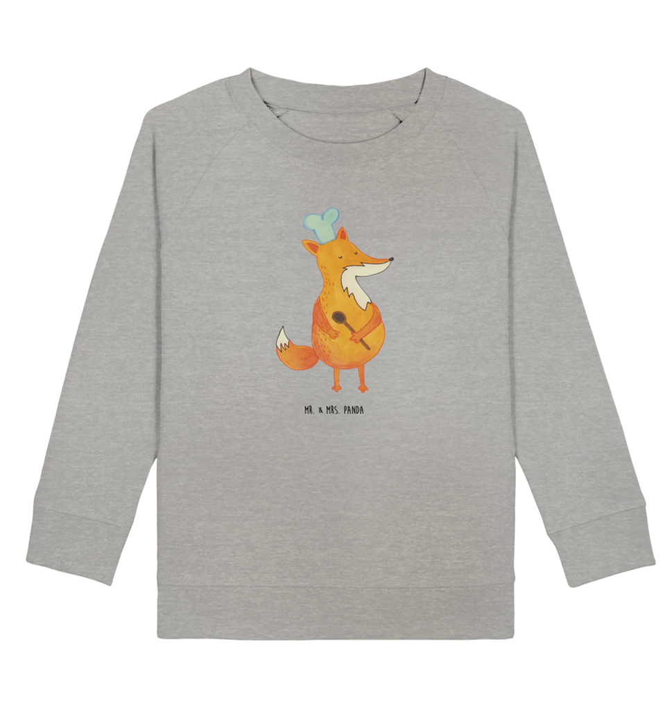 Organic Kinder Pullover Fuchs Koch Mädchen, Kinder Pullover, Kinder Sweatshirt, Jungen, Fuchs, Küche Deko, Köche, Füchse, witzig, Bäcker, Party Spruch, Koch Geschenk, Spruch lustig, Küche Spruch