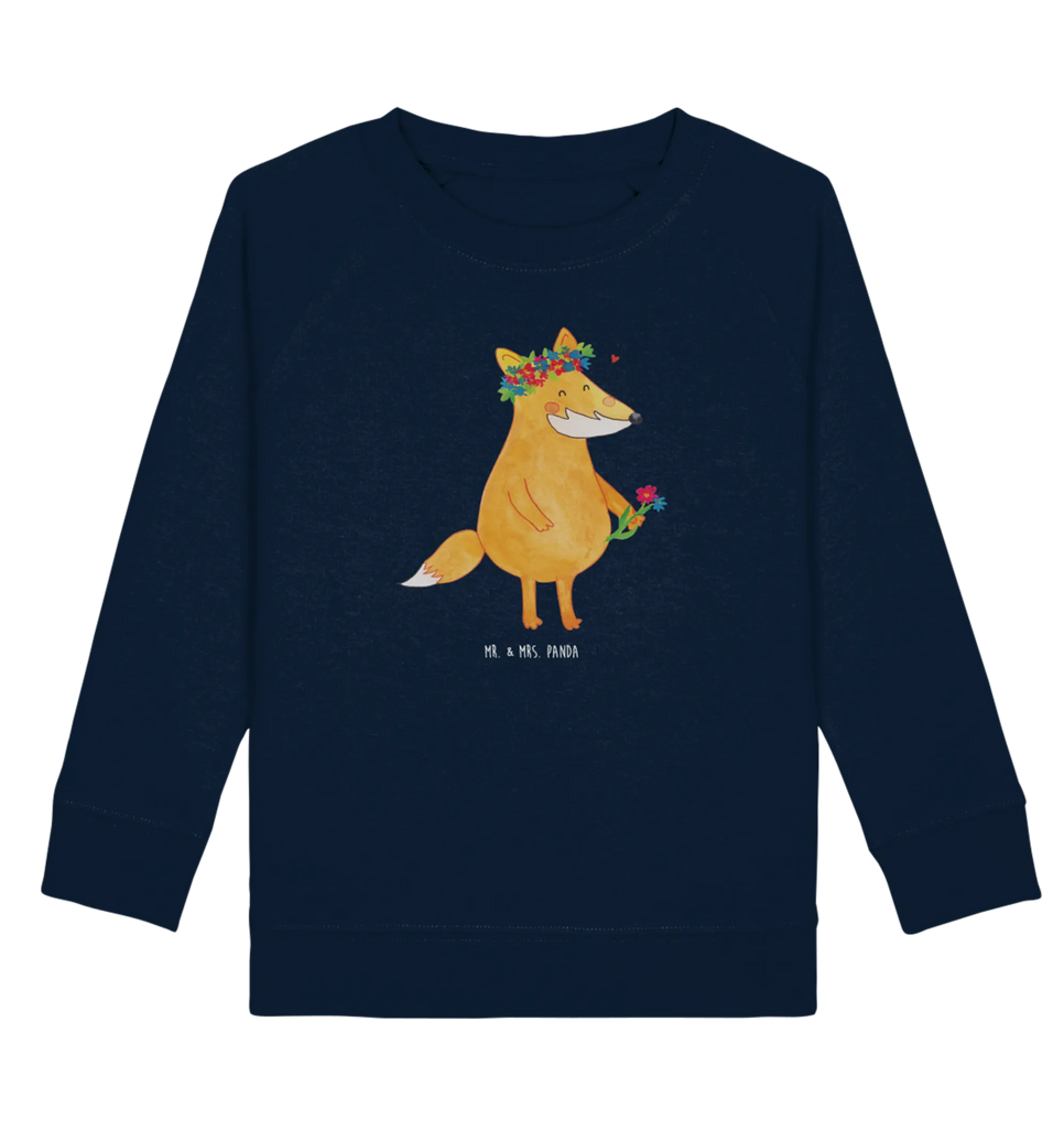 Organic Kinder Pullover Fuchs Blumenliebe Kinder Sweatshirt, Kinder Pullover, Fuchs, Blumenmädchen, Blume, Ich, Freundin, Füchse, Freude, Blumen, Fuchsmädchen, Mich, Selbstliebe, Motivation, Liebe, Fox, Freundinnen, Liebesbeweis
