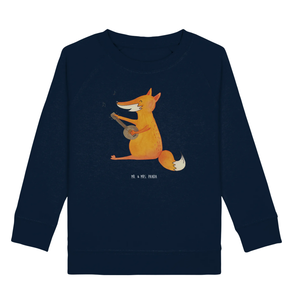 Organic Kinder Pullover Fuchs Gitarre Kinder Pullover, Kinder Sweatshirt, Fuchs, Gitarre, Sängerin, Musik Spruch, Geschenk Musiker, Füchse, Musikerin, Sänger