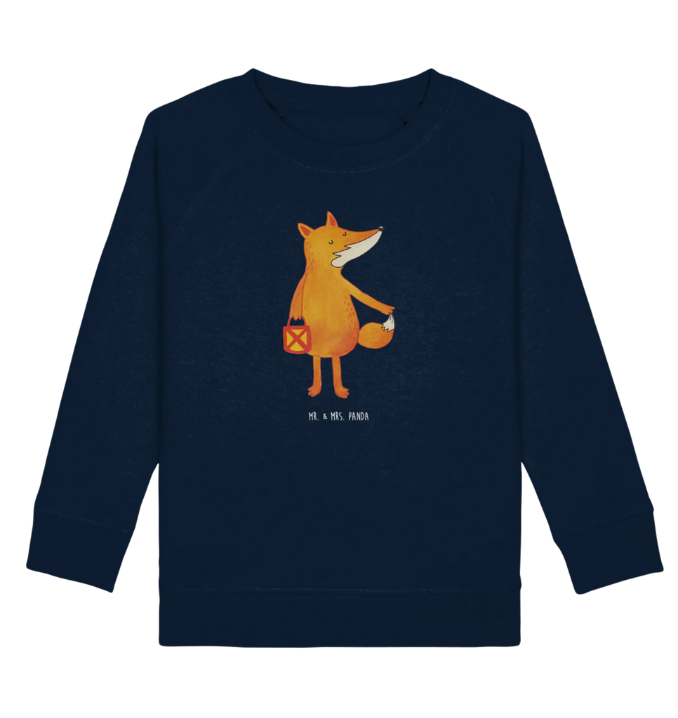 Organic Kinder Pullover Fuchs Laterne Kinder Sweatshirt, Mädchen, Kinder Pullover, Jungen, Fuchs, Sankt Martin, Liebeskummer Spruch, Aufmuntern, Füchse, Laternenumzug, Cäsar Otto Hugo Flaischlen, Spruch trösten, Laterne