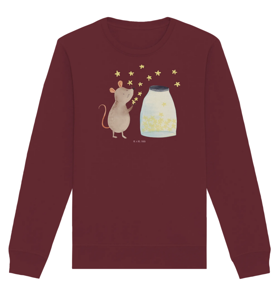Organiczny Sweter mysz Gwiazdy Pullover, Pullover Männer, Pullover Frauen, Sweatshirt, Sweatshirt Männer, Sweatshirt Frauen, Unisex, Tiermotive, Gute Laune, lustige Sprüche, Tiere, Maus, Sterne, Wunsch, Kind, Taufe, Taufgeschenk, Geburt, Schwangerschaft, erstes Kind, Kindergeburtstag, Geburtstag, Hoffnung, Träume