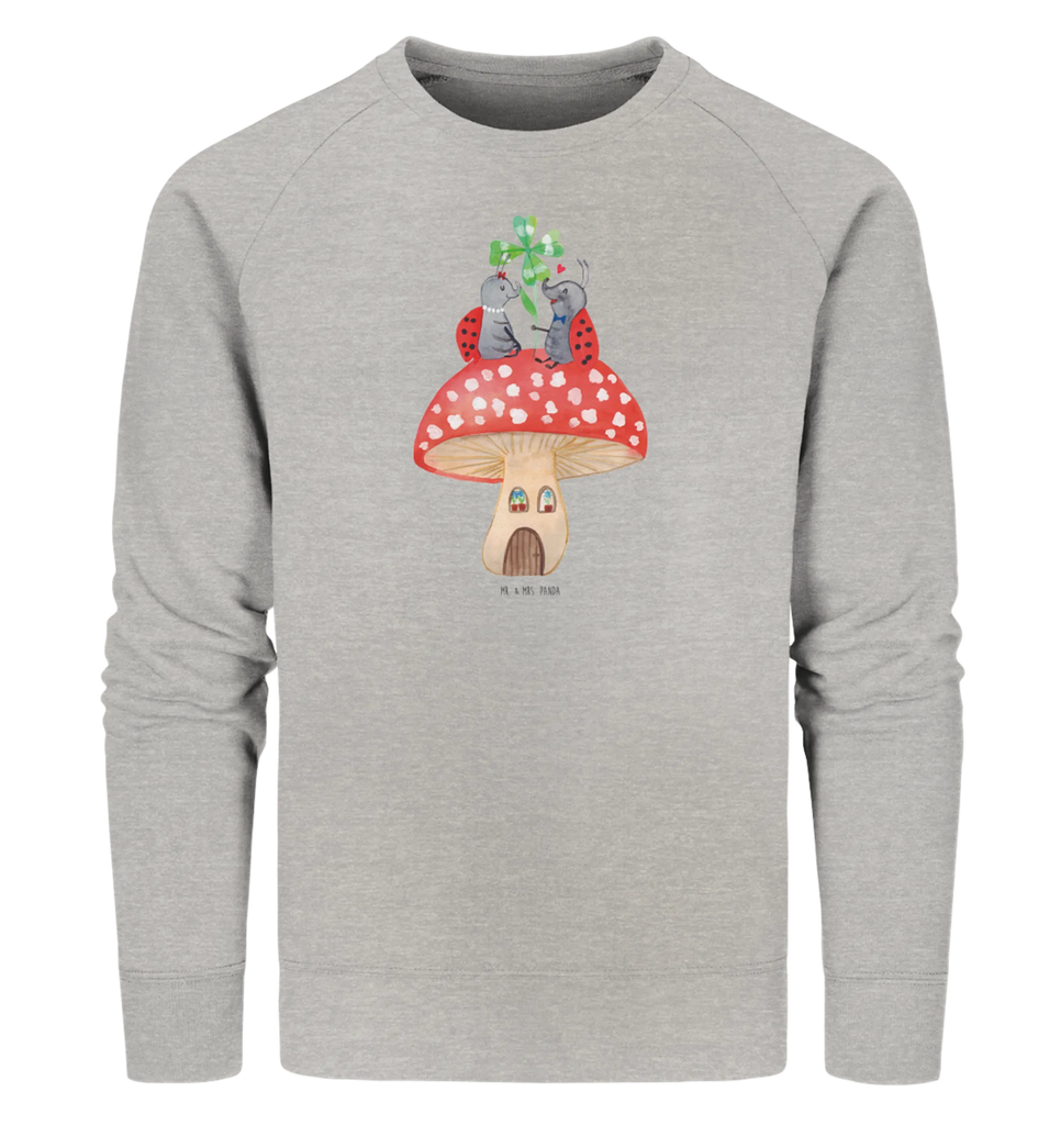Organic Pullover ladybug toadstool Pullover, Pullover Männer, Pullover Frauen, Sweatshirt, Sweatshirt Männer, Sweatshirt Frauen, Unisex, Tiermotive, Gute Laune, lustige Sprüche, Tiere, Haus, Wohnung, zuhause, Fliegenpilz, Marienkäfer, Fleigenpilzhaus