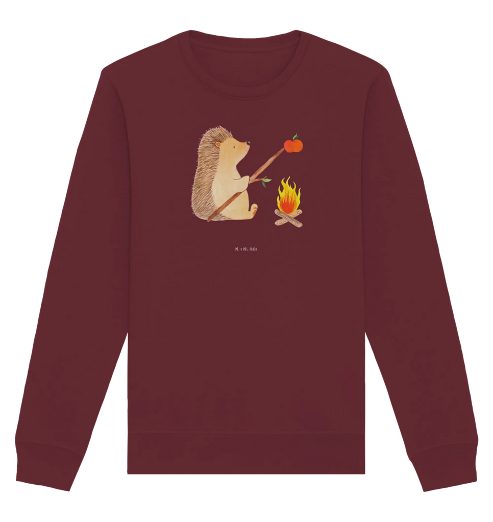 Organic Pullover Hedgehog grilling small animals, cute, funny, cute animal motives, hand drawn, small world, funny sayings, good mood, happy, gifts, gift ideas, special gifts, animal lover, card, meaning of life, goals, motivation, barbecue, saying, hedgehog, unemployed