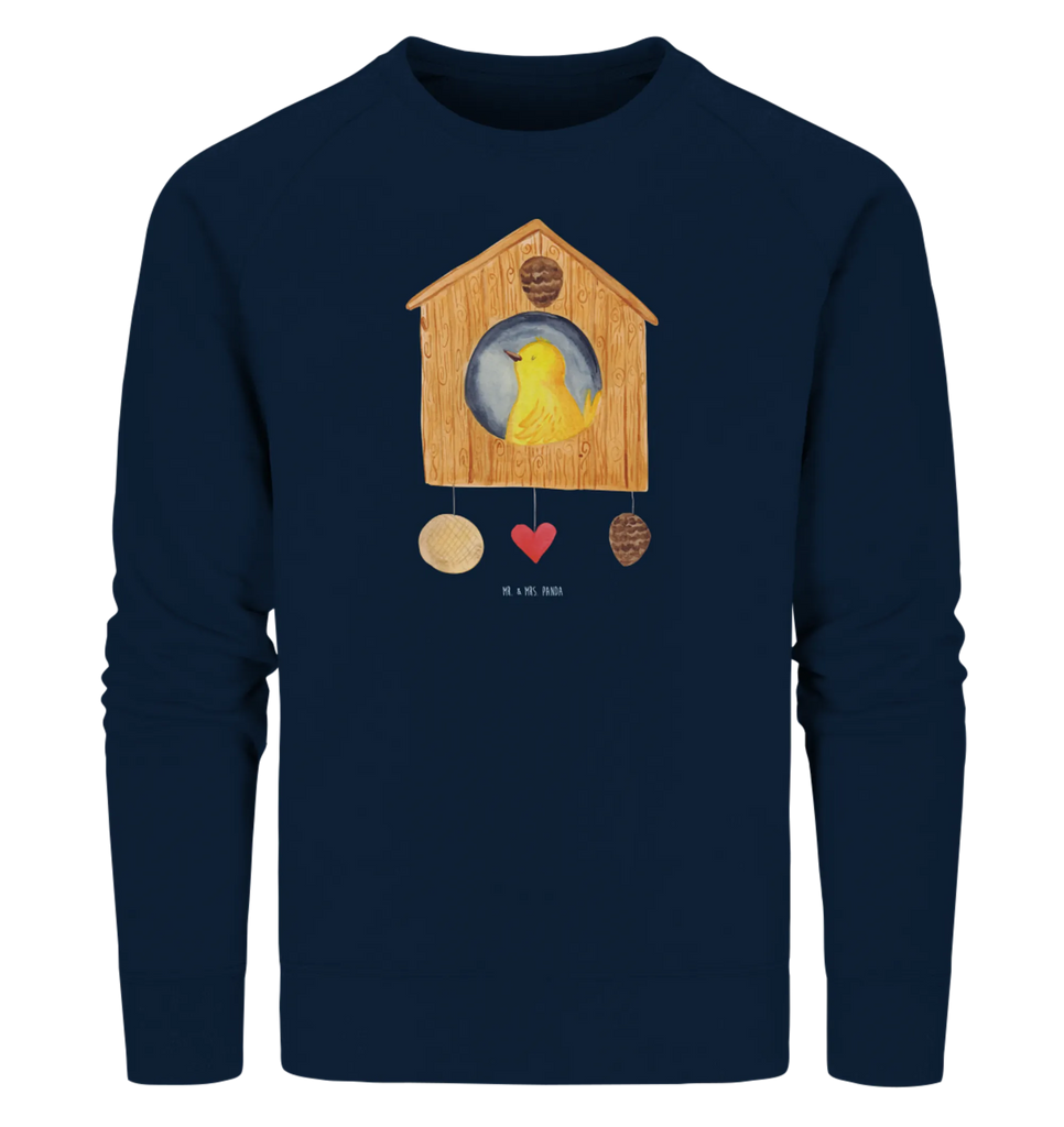 Organiczny Sweter ptasi domek Strona główna Pullover, Pullover Männer, Pullover Frauen, Sweatshirt, Sweatshirt Männer, Sweatshirt Frauen, Unisex, Tiermotive, Gute Laune, lustige Sprüche, Tiere, Vogelhaus, Vogel, Home sweet Home, Einzug, Umzug, Geschenk, Einzugsgeschenk, Hausbau, Haus