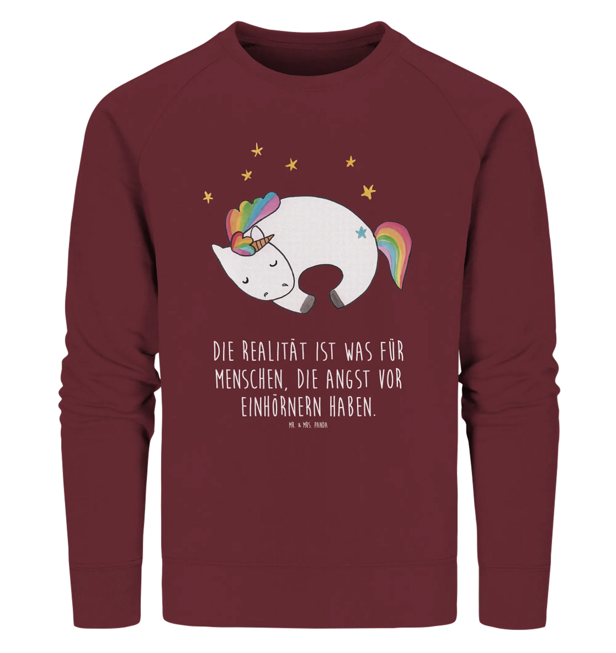 Rundhals Pullover Einhorn Nacht Pullover, Pullover Männer, Pullover Frauen, Sweatshirt, Sweatshirt Männer, Sweatshirt Frauen, Unisex, Einhorn, Einhörner, Einhorn Deko, Unicorn, Träume, Traum, unicorn, Realität, Menschen, Geschenk, Ruhe, Freundin
