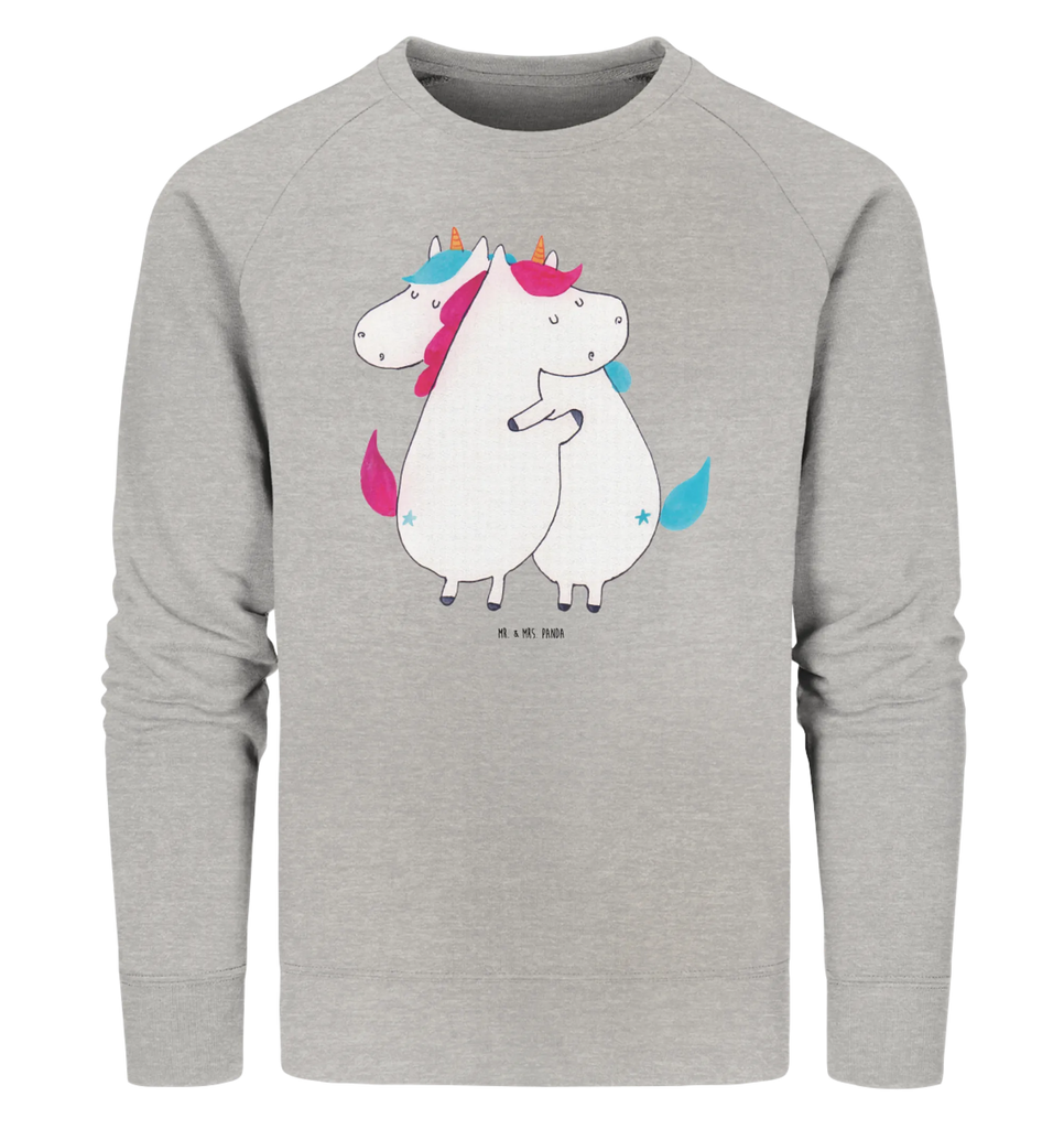 Organic Pullover unicorns Embrace Pullover, Pullover Männer, Pullover Frauen, Sweatshirt, Sweatshirt Männer, Sweatshirt Frauen, Unisex, Einhorn, Einhörner, Einhorn Deko, Unicorn, Freundinnen, Freundin, BFF, Schwester, Schwestern, Familie, Geschwister, Sister, Liebe