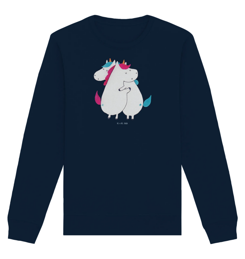 Organic Pullover unicorns Embrace Pullover, Pullover Männer, Pullover Frauen, Sweatshirt, Sweatshirt Männer, Sweatshirt Frauen, Unisex, Einhorn, Einhörner, Einhorn Deko, Unicorn, Freundinnen, Freundin, BFF, Schwester, Schwestern, Familie, Geschwister, Sister, Liebe