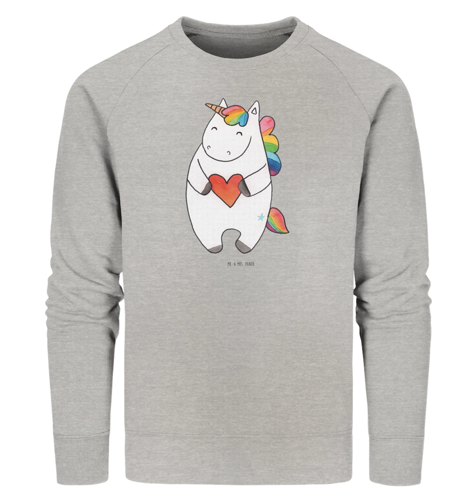 Organic Pullover unicorn Heart Pullover, Pullover Männer, Pullover Frauen, Sweatshirt, Sweatshirt Männer, Sweatshirt Frauen, Unisex, Einhorn, Einhörner, Einhorn Deko, Unicorn, Herz, schlimm, böse, witzig, lustig, Freundin, anders, bunt