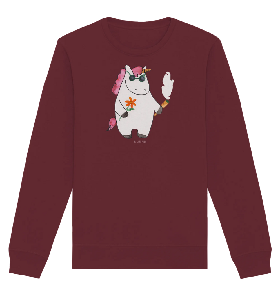 Organic Pullover unicorn Woodstock Pullover, Pullover Männer, Pullover Frauen, Sweatshirt, Sweatshirt Männer, Sweatshirt Frauen, Unisex, Einhorn, Einhörner, Einhorn Deko, Unicorn, Kiffen, Joint, Zigarette, Alkohol, Party, Spaß. lustig, witzig, Woodstock