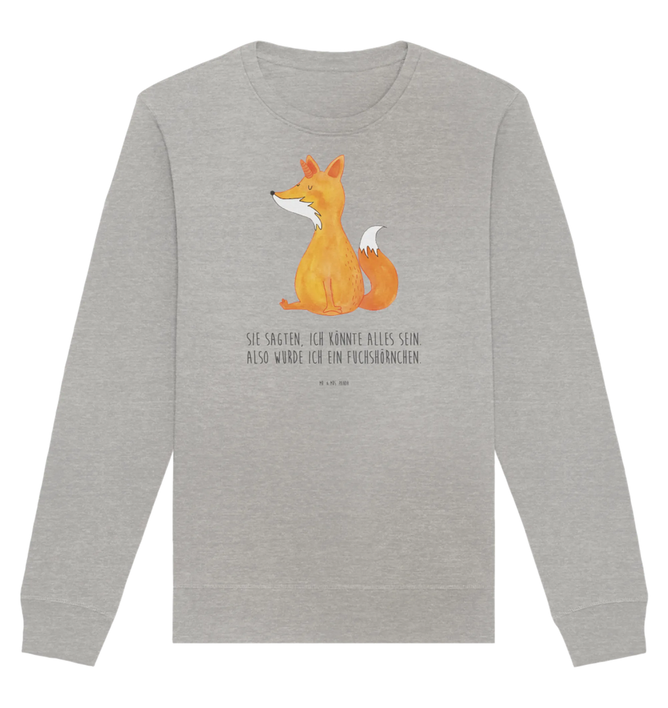 Organiczny Sweter Jednorożec lis Pullover, Pullover Männer, Pullover Frauen, Sweatshirt, Sweatshirt Männer, Sweatshirt Frauen, Unisex, Einhorn, Einhörner, Einhorn Deko, Unicorn, Fuchs, Unicorns, Fuchshörnchen, Fuchshorn, Foxycorn, Füchse
