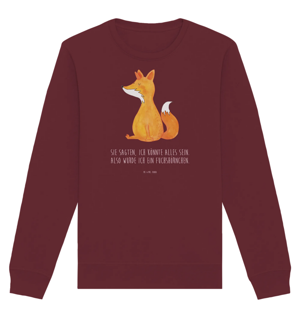 Organiczny Sweter Jednorożec lis Pullover, Pullover Männer, Pullover Frauen, Sweatshirt, Sweatshirt Männer, Sweatshirt Frauen, Unisex, Einhorn, Einhörner, Einhorn Deko, Unicorn, Fuchs, Unicorns, Fuchshörnchen, Fuchshorn, Foxycorn, Füchse