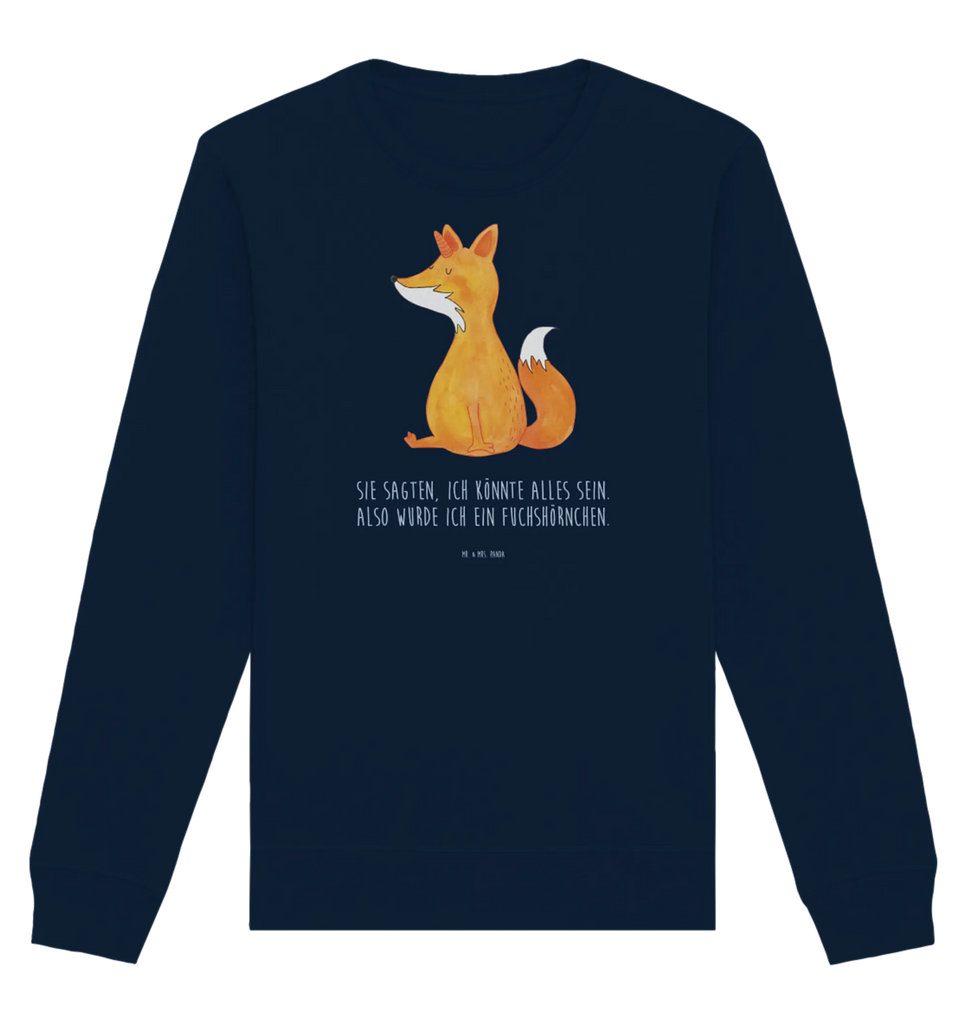Organiczny Sweter Jednorożec lis Pullover, Pullover Männer, Pullover Frauen, Sweatshirt, Sweatshirt Männer, Sweatshirt Frauen, Unisex, Einhorn, Einhörner, Einhorn Deko, Unicorn, Fuchs, Unicorns, Fuchshörnchen, Fuchshorn, Foxycorn, Füchse